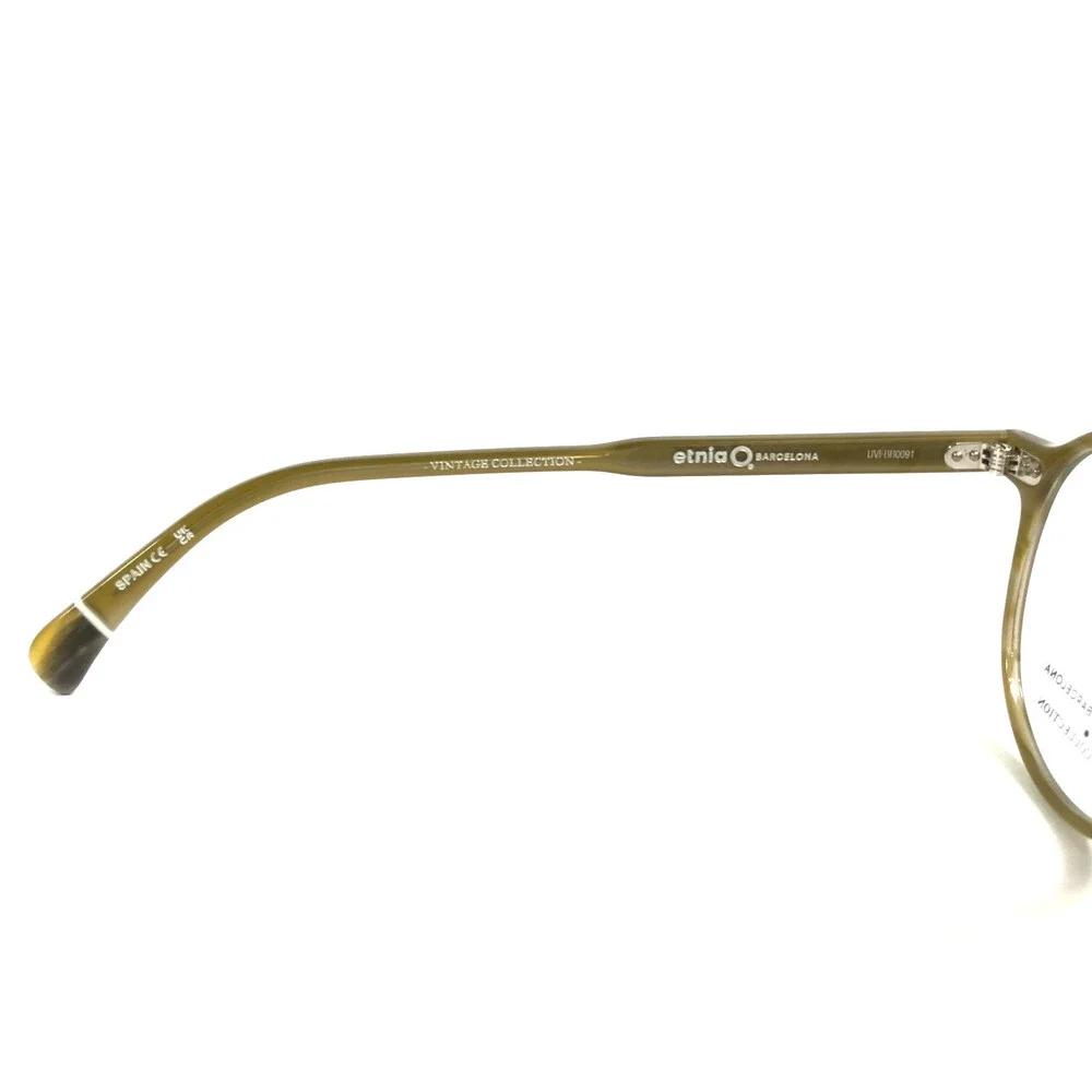Etnia Barcelona Eyeglasses Frames ES MERCADAL GRBR Green Brown Olive 52-17-145